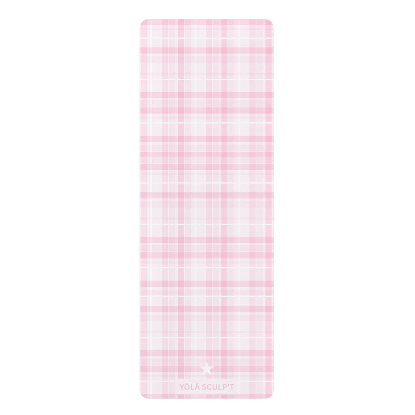 Pink Plaid Mat