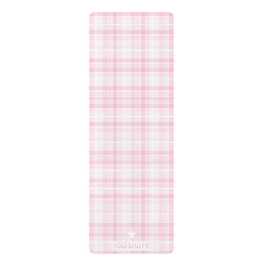 Pink Plaid Mat
