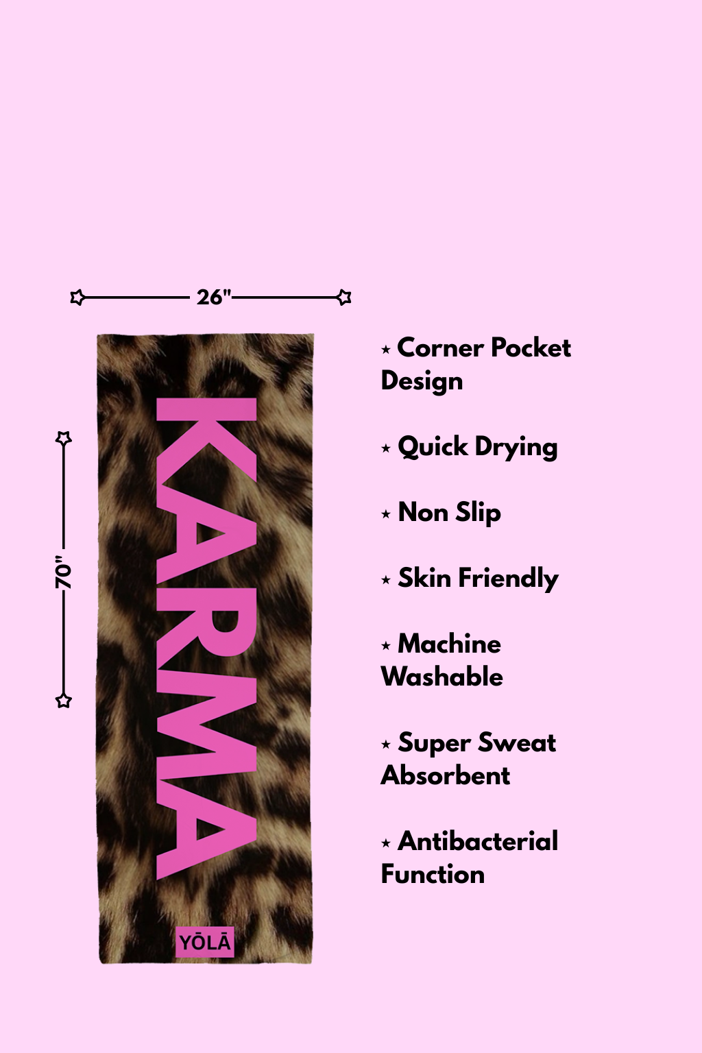 Karma Pink Towel