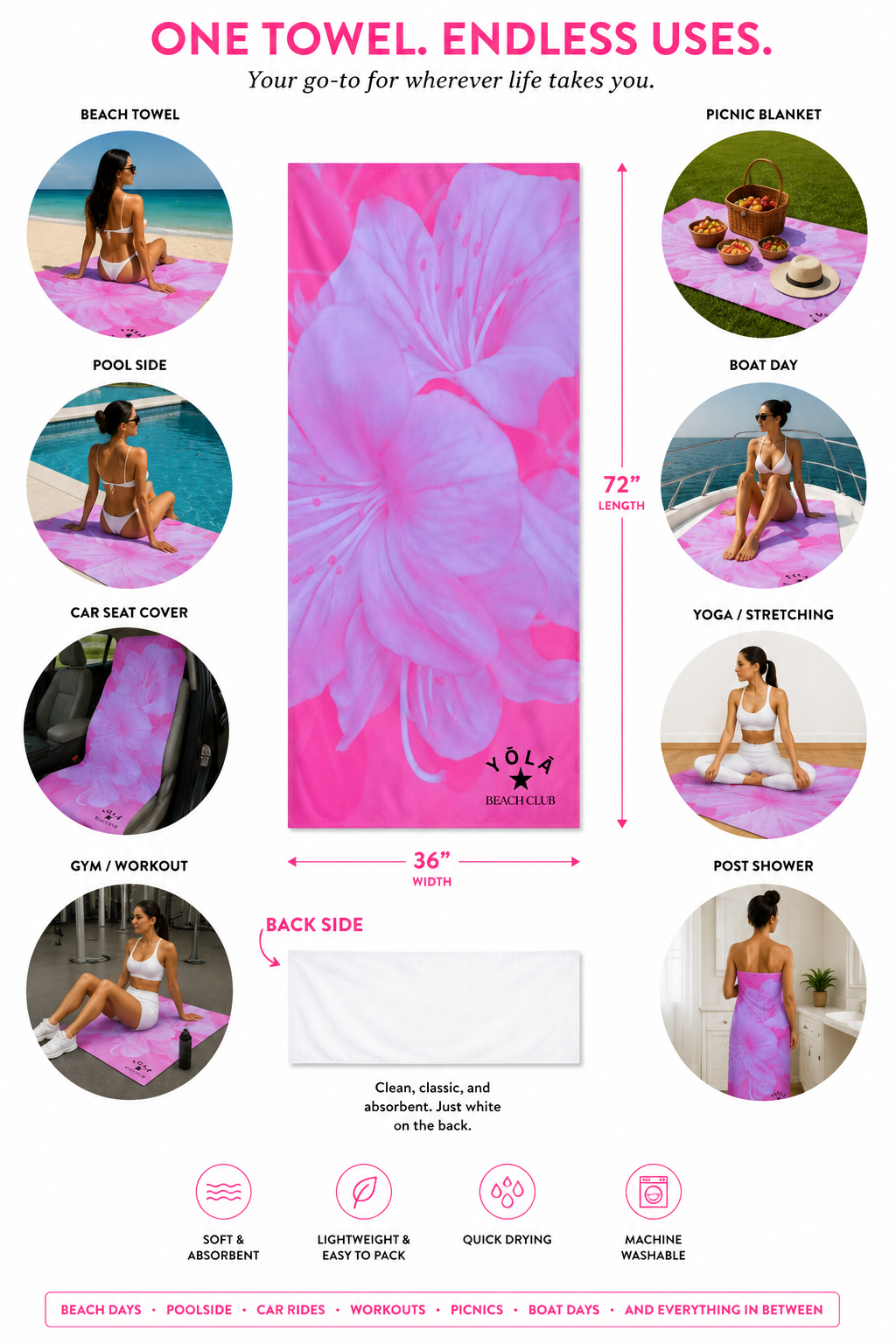 Hibiscus (Go-To Towel)