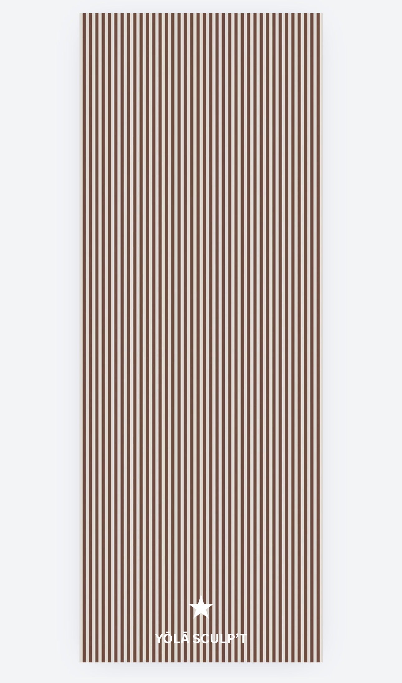 Espresso Stripe Grip Towel