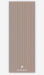 Espresso Stripe Grip Towel