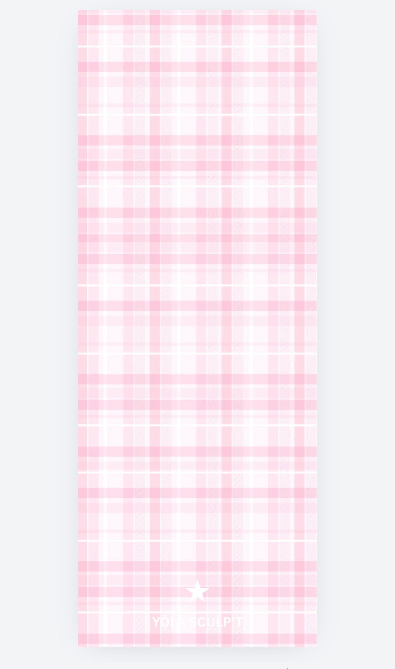 Pink Plaid Grip Towel
