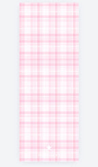 Pink Plaid Grip Towel