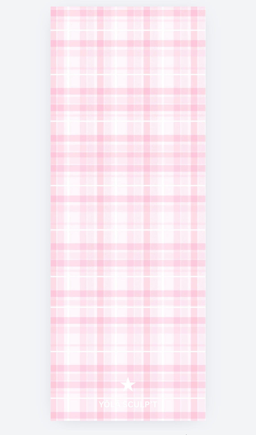 Pink Plaid Grip Towel