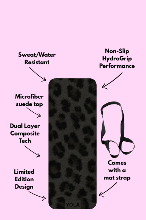 Charcoal Cheetah Mat