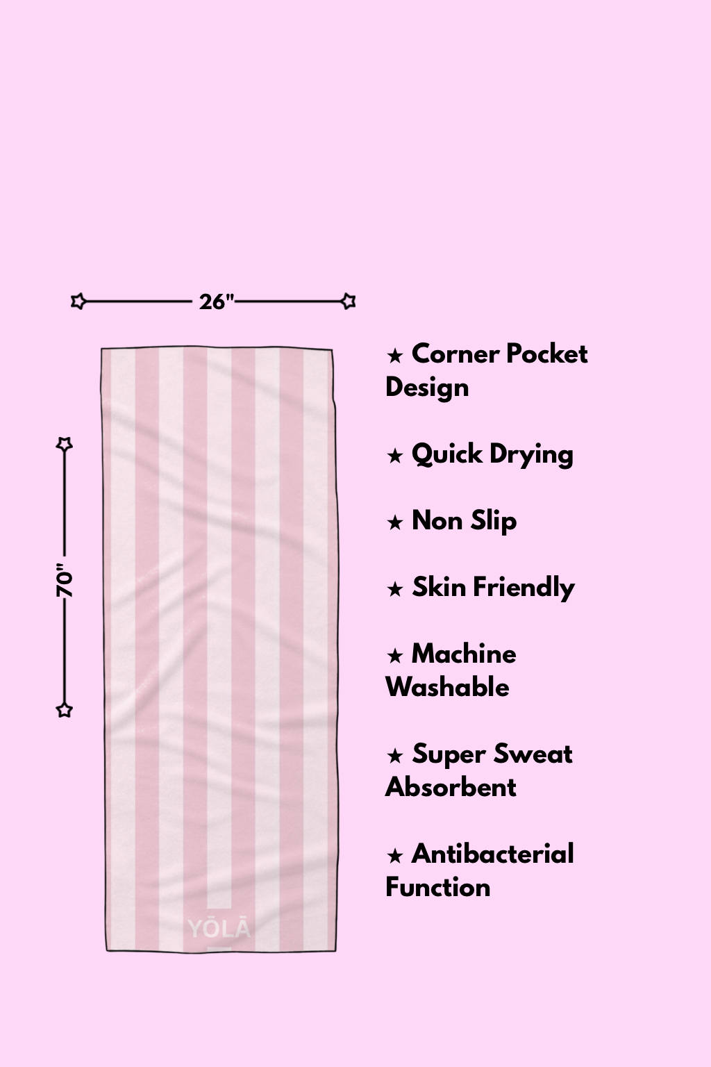 Strawberry Ribbon Towel