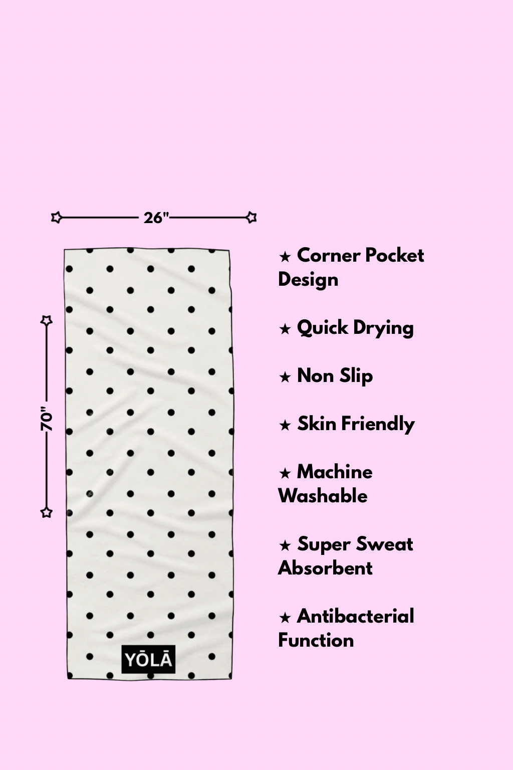 Polka Princess Towel