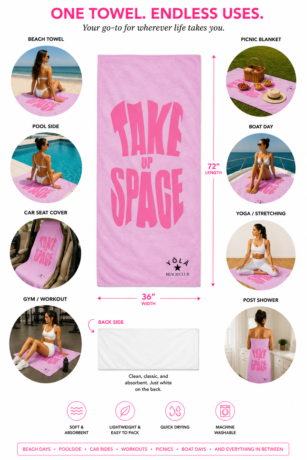 Take Up Space (Go-To Towel)