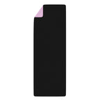 Back view of the Yola Take Up Space yoga mat with non-slip rubber backing